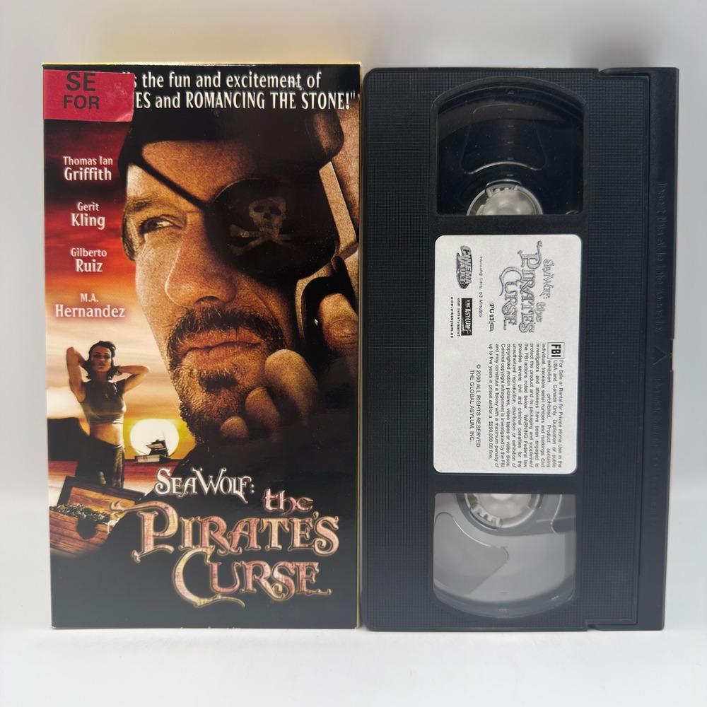 Sea Wolf The Pirates Curse VHS 2000 Thomas Ian Griffith Action Adventure Movie